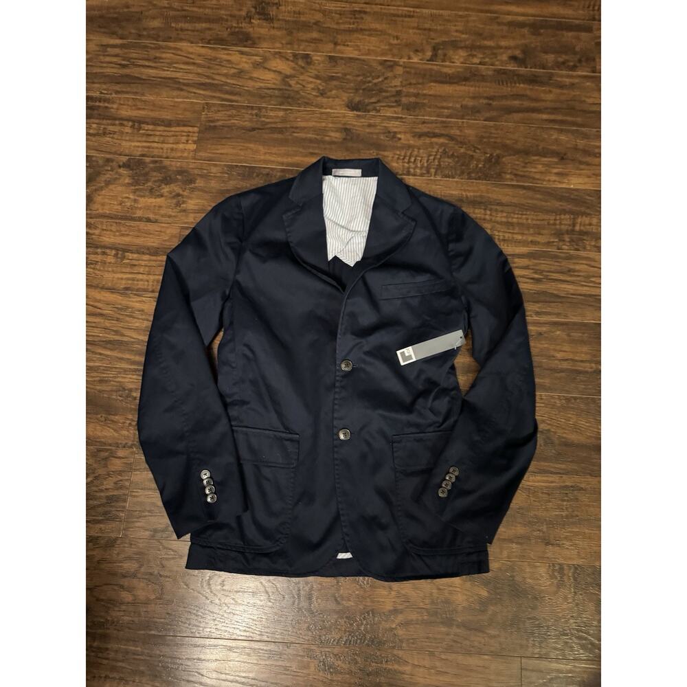 JCP Women’s Navy Lined Career Blazer J.C.Penney Business Sz: 36R